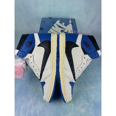 Buy Travis Scott x Fragment x Air Jordan 1 High OG SP "Military Blue" DH3227-105-3 Quality Reps Replicas Shoes