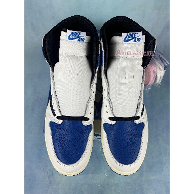 Buy Travis Scott x Fragment x Air Jordan 1 High OG SP "Military Blue" DH3227-105-3 Quality Reps Replicas Shoes