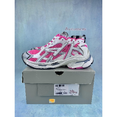 Buy Balenciaga Runner Sneaker "White Neon Pink" 677402 W3RBN 9155 Quality Reps Replicas Shoes