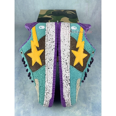 Buy A Bathing Ape Bapesta #2 "Brown Yellow" 1I20191008-BWXYE Quality Reps Replicas Shoes