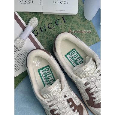 Buy Gucci MAC80 Sneaker "Off White Brown" 741656 AAB79 9155 Quality Reps Replicas Shoes