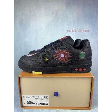 Buy Louis Vuitton x Yayoi Kusama LV Trainer Sneaker "Black" 1ABD30 Quality Reps Replicas Shoes