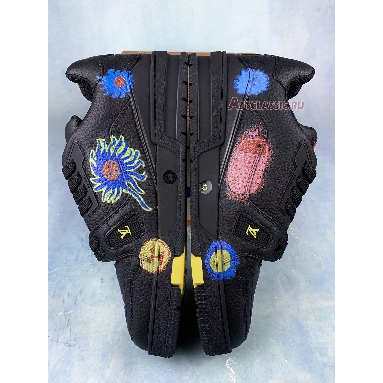 Buy Louis Vuitton x Yayoi Kusama LV Trainer Sneaker "Black" 1ABD30 Quality Reps Replicas Shoes