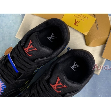 Buy Louis Vuitton x Yayoi Kusama LV Trainer Sneaker "Black" 1ABD30 Quality Reps Replicas Shoes
