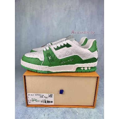 Buy Louis Vuitton Trainer Low "#54 Mini Monogram - Green White" 1AANG3 Quality Reps Replicas Shoes