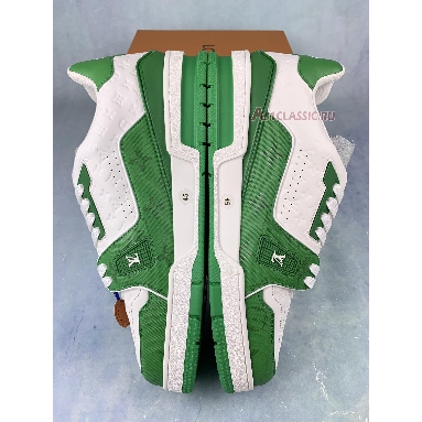 Buy Louis Vuitton Trainer Low "#54 Mini Monogram - Green White" 1AANG3 Quality Reps Replicas Shoes