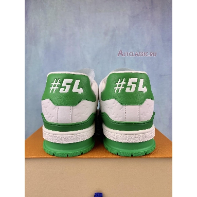 Buy Louis Vuitton Trainer Low "#54 Mini Monogram - Green White" 1AANG3 Quality Reps Replicas Shoes