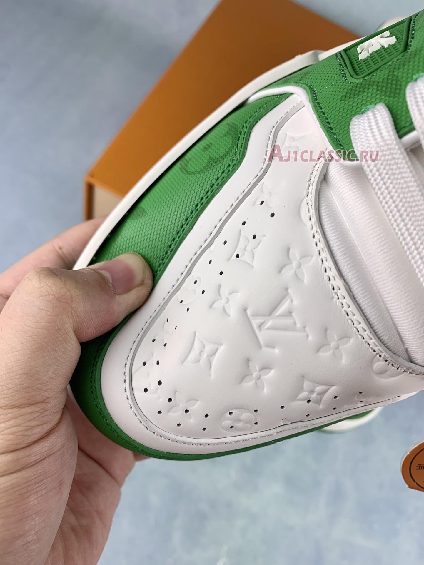 New Louis Vuitton Trainer Low "#54 Mini Monogram - Green White" 1AANG3 Shoes