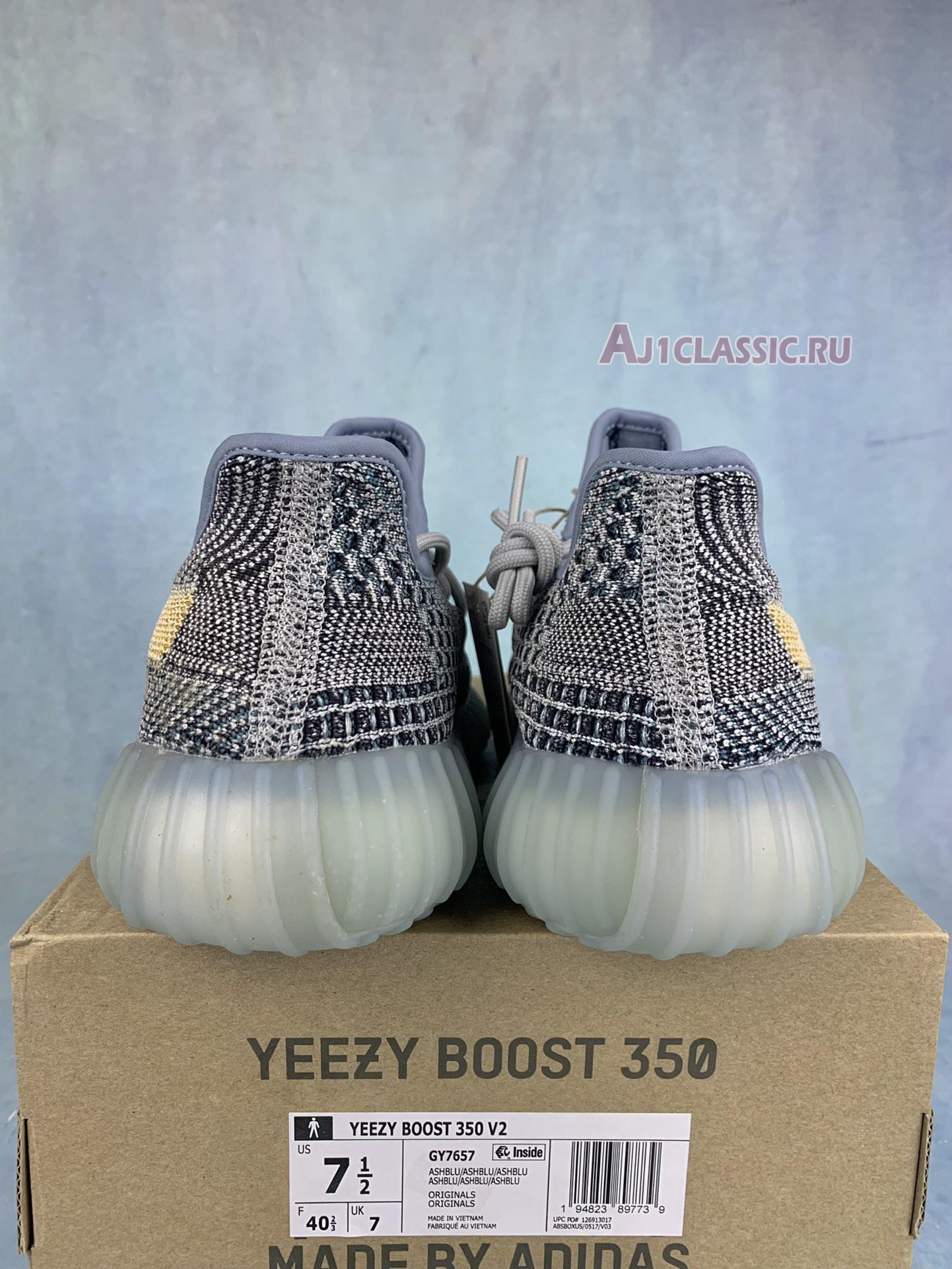 New Adidas Yeezy Boost 350 V2 "Ash Blue" GY7657-2 Shoes