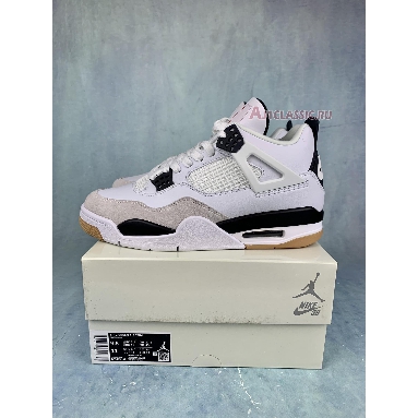 Buy Nike SB x Air Jordan 4 Retro SP "White Black" DR5415-101 Quality Reps Replicas Shoes