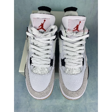 Buy Nike SB x Air Jordan 4 Retro SP "White Black" DR5415-101 Quality Reps Replicas Shoes