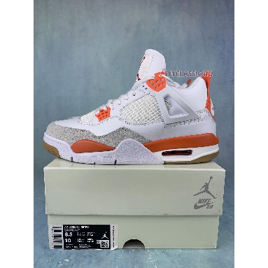 Buy Nike SB x Air Jordan 4 Retro SP "White Orange" DR5415-108 Quality Reps Replicas Shoes