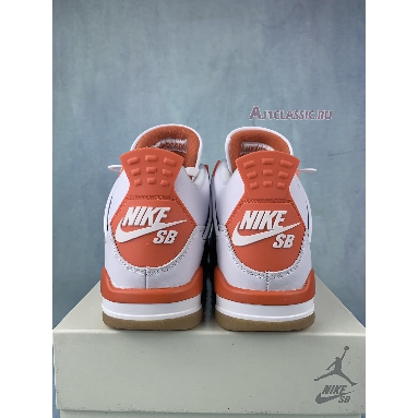 Buy Nike SB x Air Jordan 4 Retro SP "White Orange" DR5415-108 Quality Reps Replicas Shoes