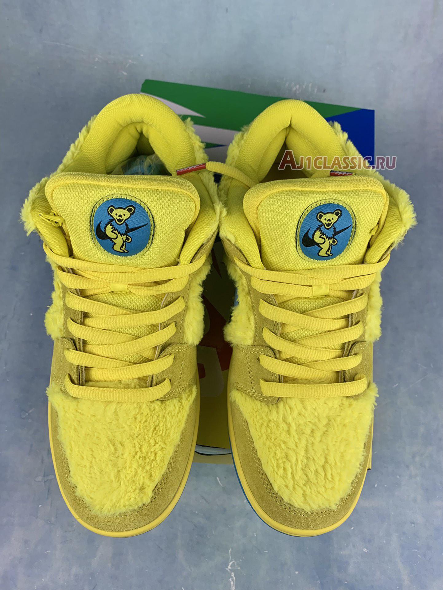 New Grateful Dead x Nike Dunk Low SB "Yellow Bear" CJ5378-700-2 Shoes