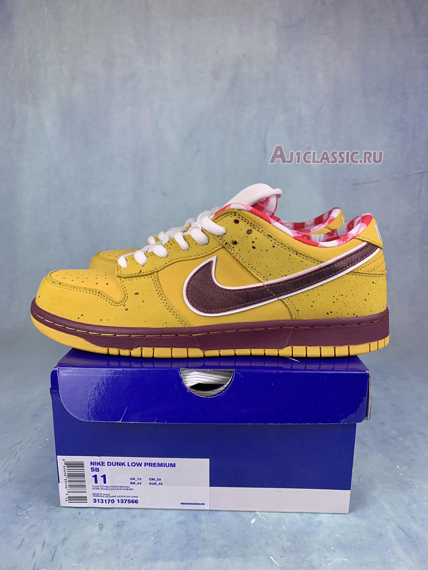 New Nike Dunk Low Premium SB "Yellow Lobster" 313170-137566 Shoes