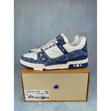 Buy Louis Vuitton Trainer Low "Monogram Denim" 1A9JGS Quality Reps Replicas Shoes