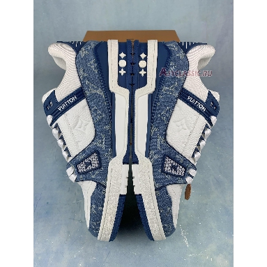 Buy Louis Vuitton Trainer Low "Monogram Denim" 1A9JGS Quality Reps Replicas Shoes