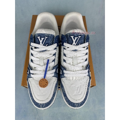 Buy Louis Vuitton Trainer Low "Monogram Denim" 1A9JGS Quality Reps Replicas Shoes