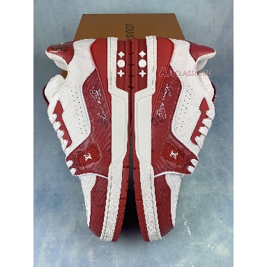 Buy Louis Vuitton Trainer Low "#54 Mini Monogram - Red" 1AANFJ Quality Reps Replicas Shoes