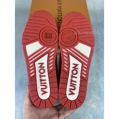Buy Louis Vuitton Trainer Low "#54 Mini Monogram - Red" 1AANFJ Quality Reps Replicas Shoes