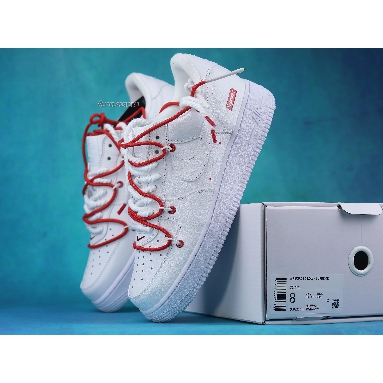 Buy Supreme x Nike Air Force 1 Low "White Red" CU9225-101 Quality Reps Replicas Shoes