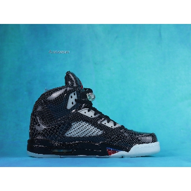 Buy Supreme x Air Jordan 5 Retro "Transformers - Black Ops"  HO15 MNJDLS 204 752667 Quality Reps Replicas Shoes