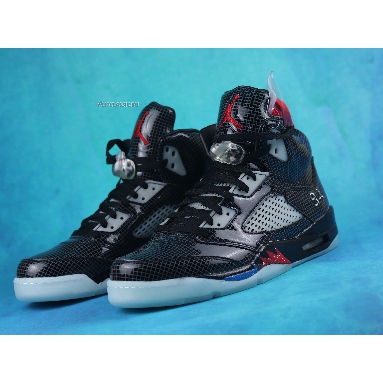 Buy Supreme x Air Jordan 5 Retro "Transformers - Black Ops"  HO15 MNJDLS 204 752667 Quality Reps Replicas Shoes