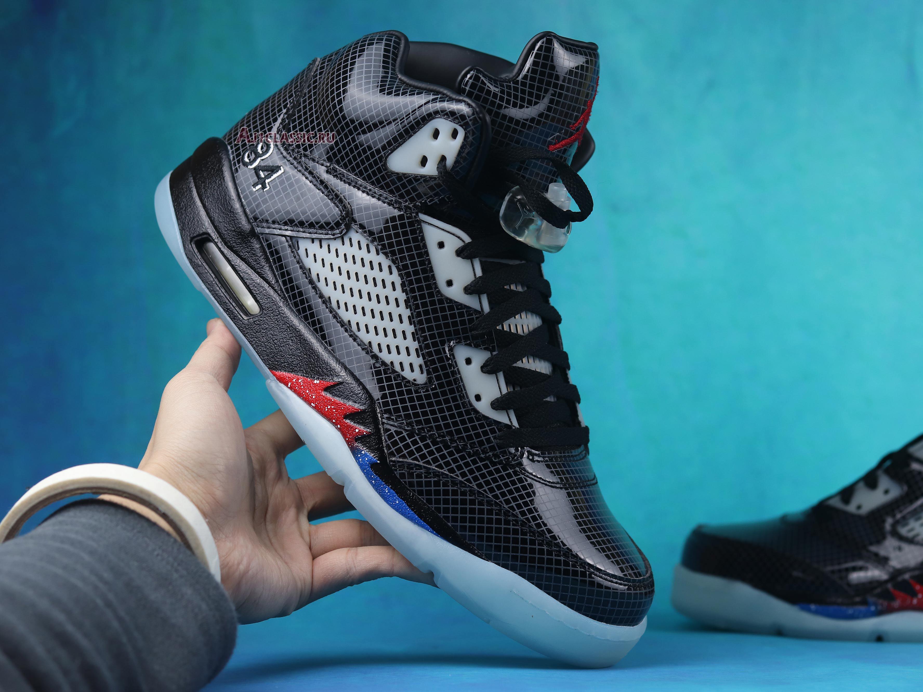 New Supreme x Air Jordan 5 Retro "Transformers - Black Ops"  HO15 MNJDLS 204 752667 Shoes