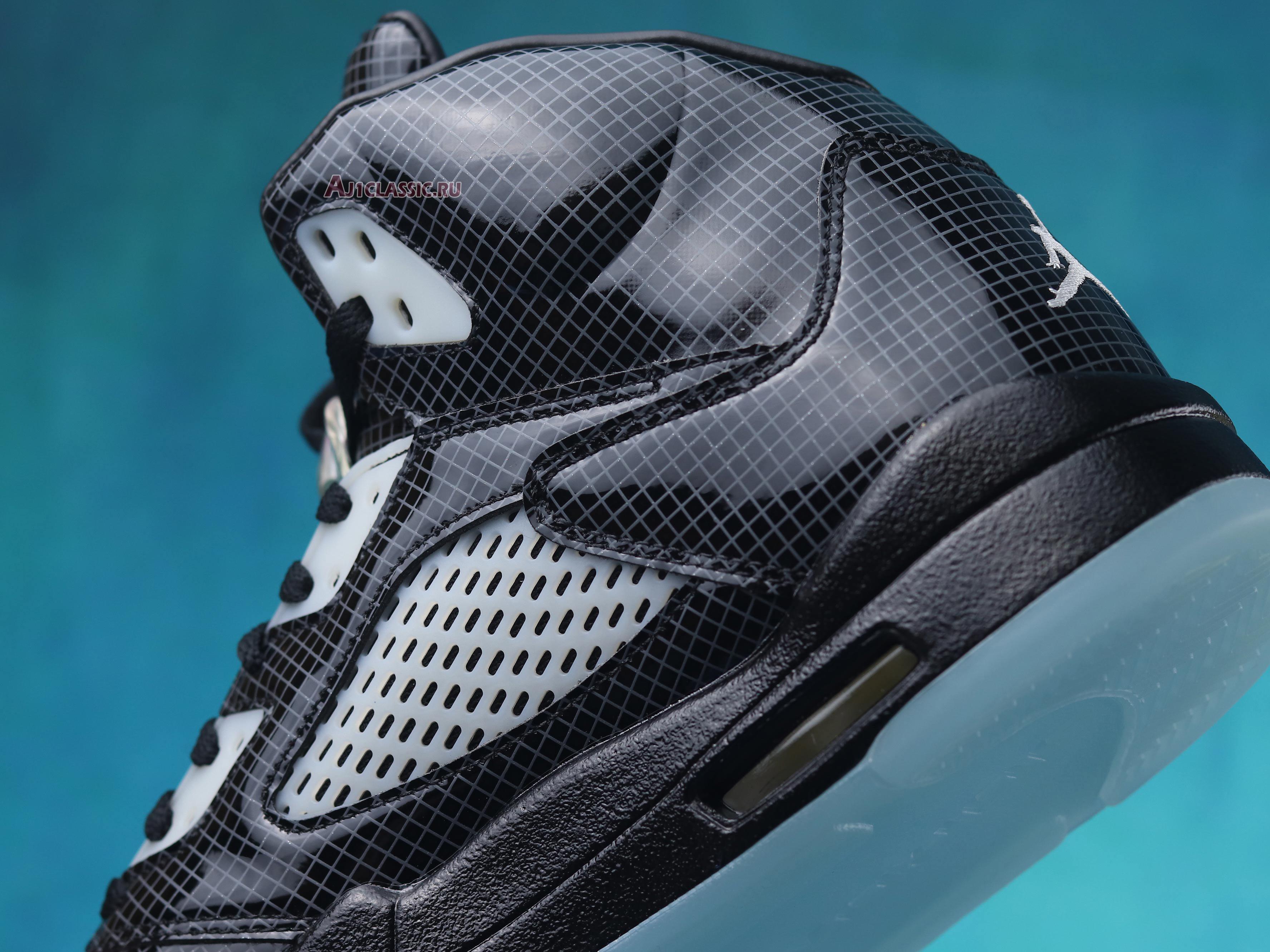 New Supreme x Air Jordan 5 Retro "Transformers - Black Ops"  HO15 MNJDLS 204 752667 Shoes