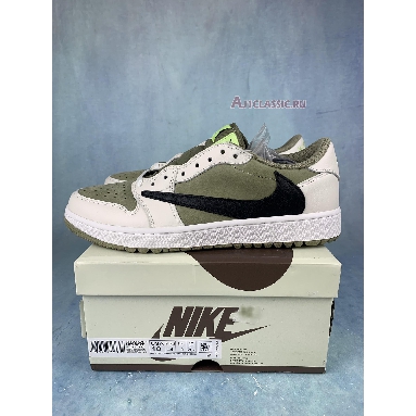 Buy Travis Scott x Air Jordan 1 Low Golf "Neutral Olive" FZ3124-200 Quality Reps Replicas Shoes