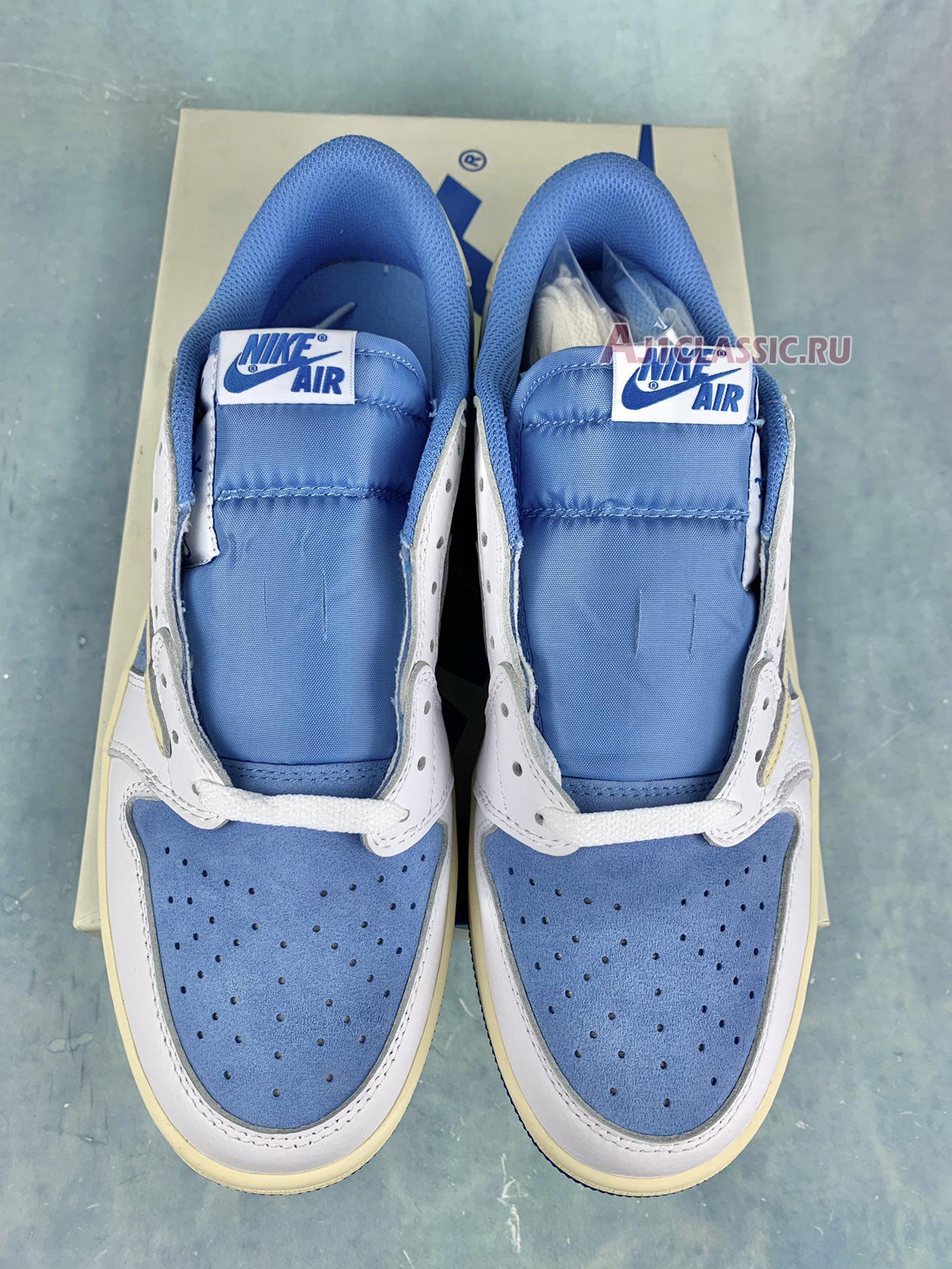 New Travis Scott x Fragment x Air Jordan 1 Low "UNC Blue" DM7866-134 Shoes