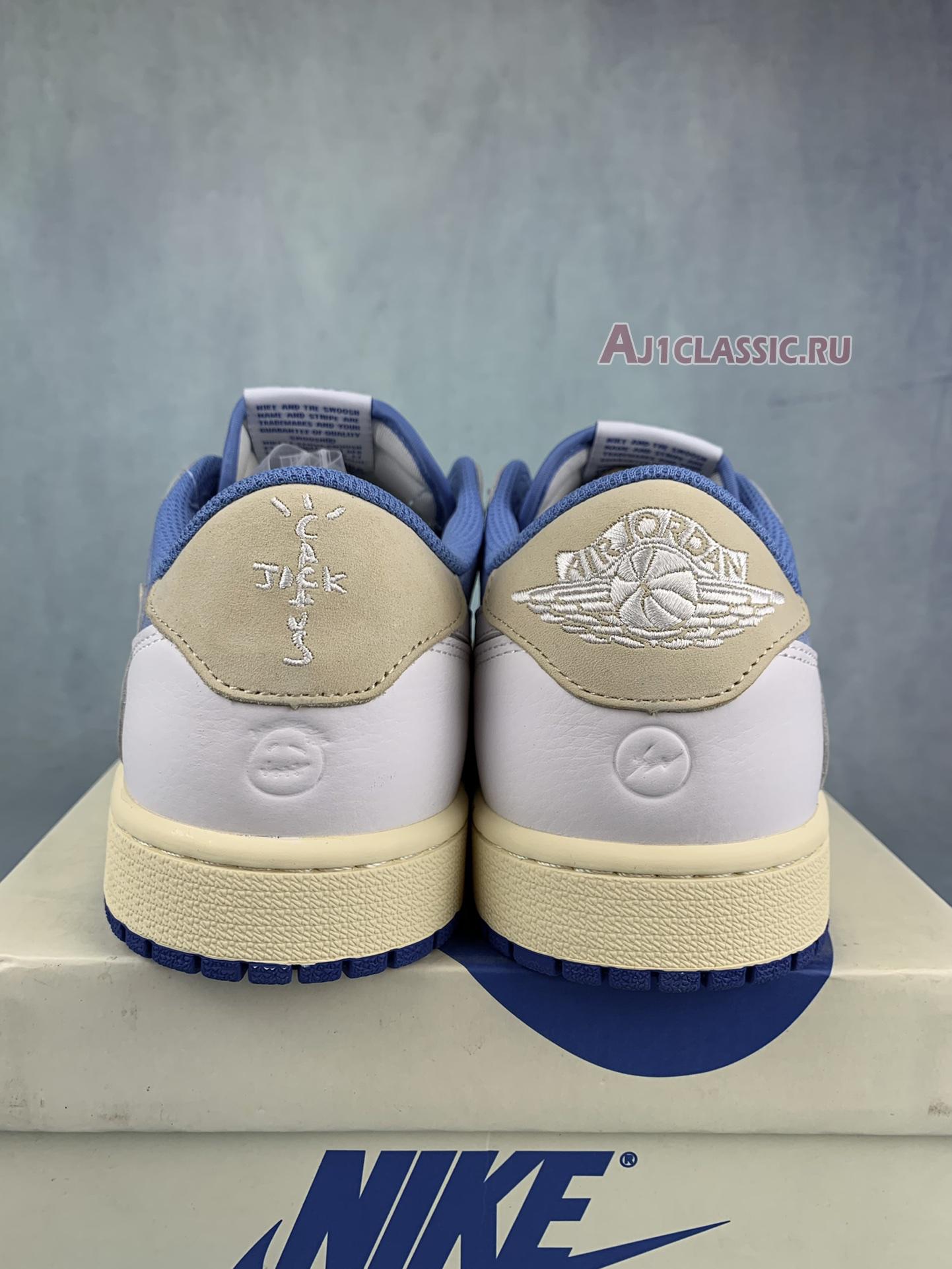 New Travis Scott x Fragment x Air Jordan 1 Low "UNC Blue" DM7866-134 Shoes