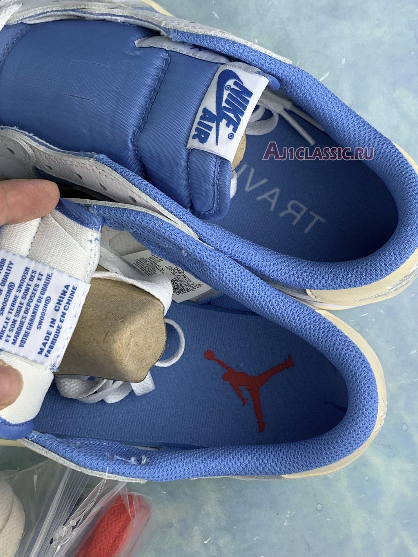 New Travis Scott x Fragment x Air Jordan 1 Low "UNC Blue" DM7866-134 Shoes