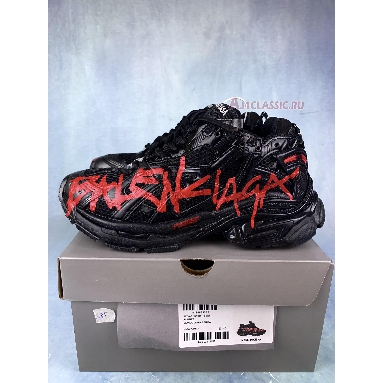 Buy Balenciaga Runner Sneaker "Graffiti - Black Red" 772774 W3RBQ 1060 Quality Reps Replicas Shoes