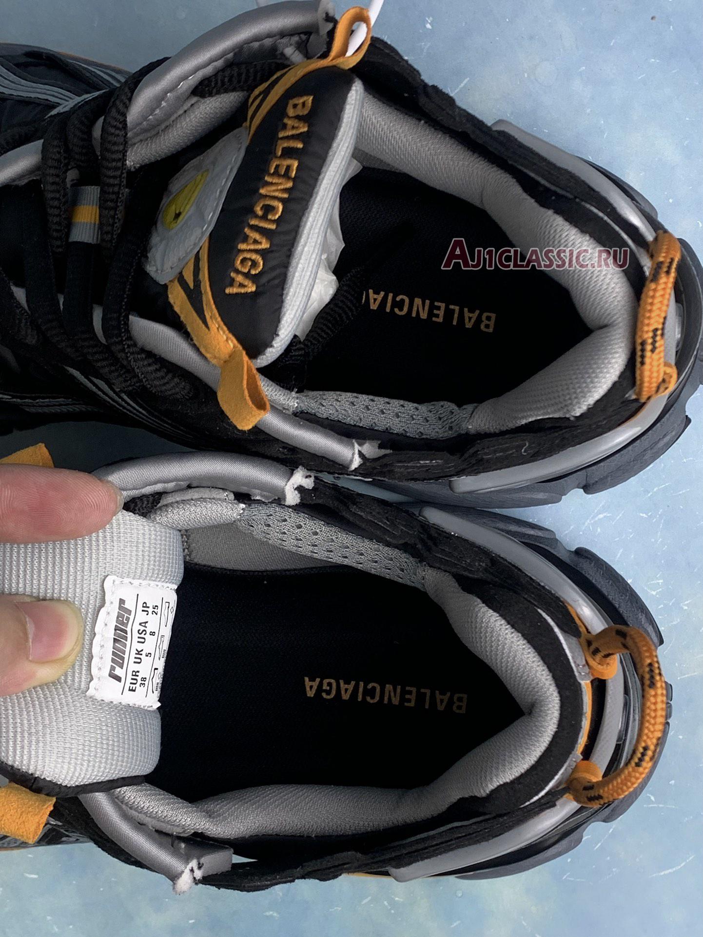 New Balenciaga Runner Sneaker "Black Grey Neon Orange" 772774 W3RNY 1878 Shoes