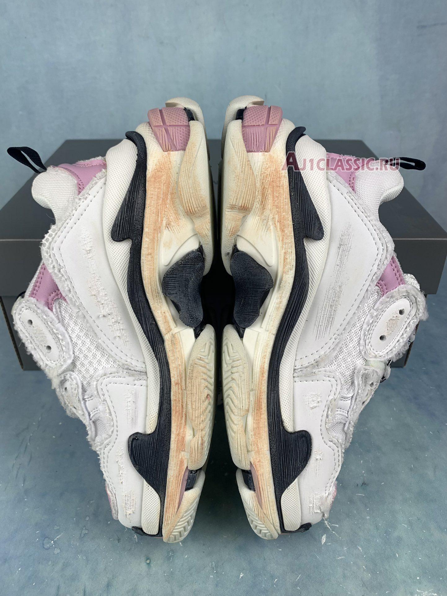 New Balenciaga Triple S Sneaker "White Pink" 524039 W3CS2 9051 Shoes