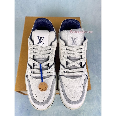 Buy Louis Vuitton Trainer Low "#54 Signature - White Marine" 1ABNIL Quality Reps Replicas Shoes