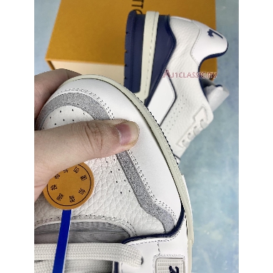 Buy Louis Vuitton Trainer Low "#54 Signature - White Marine" 1ABNIL Quality Reps Replicas Shoes