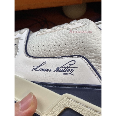 Buy Louis Vuitton Trainer Low "#54 Signature - White Marine" 1ABNIL Quality Reps Replicas Shoes