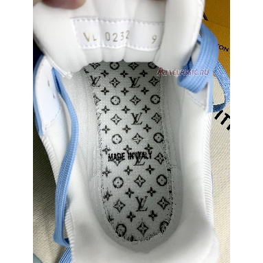 Buy Louis Vuitton Trainer Low "White Sky Blue" 1AA6X4 Quality Reps Replicas Shoes