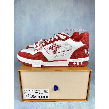 Buy Louis Vuitton Trainer Sneaker "Red" 1ABLXJ Quality Reps Replicas Shoes