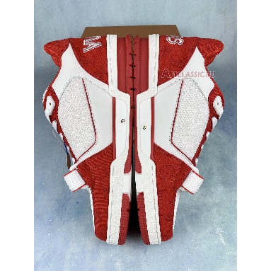 Buy Louis Vuitton Trainer Sneaker "Red" 1ABLXJ Quality Reps Replicas Shoes
