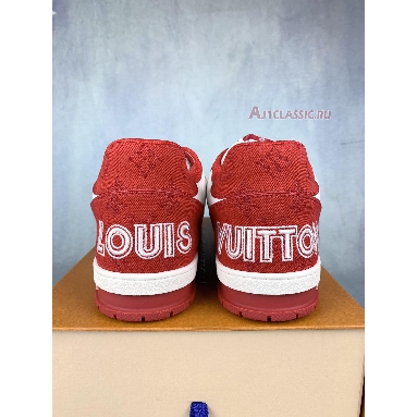 Buy Louis Vuitton Trainer Sneaker "Red" 1ABLXJ Quality Reps Replicas Shoes