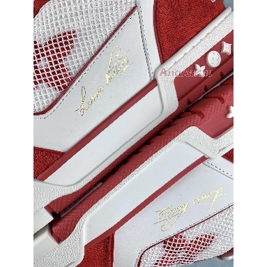 Buy Louis Vuitton Trainer Sneaker "Red" 1ABLXJ Quality Reps Replicas Shoes