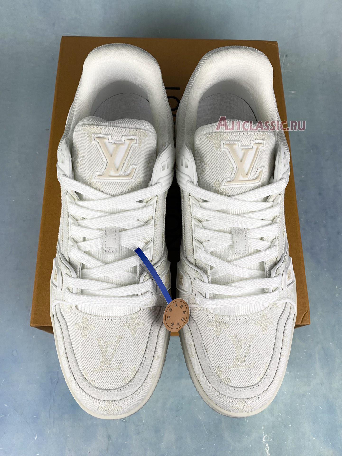 New Louis Vuitton Trainer Low Canvas "White" 1A8WAU-1 Shoes