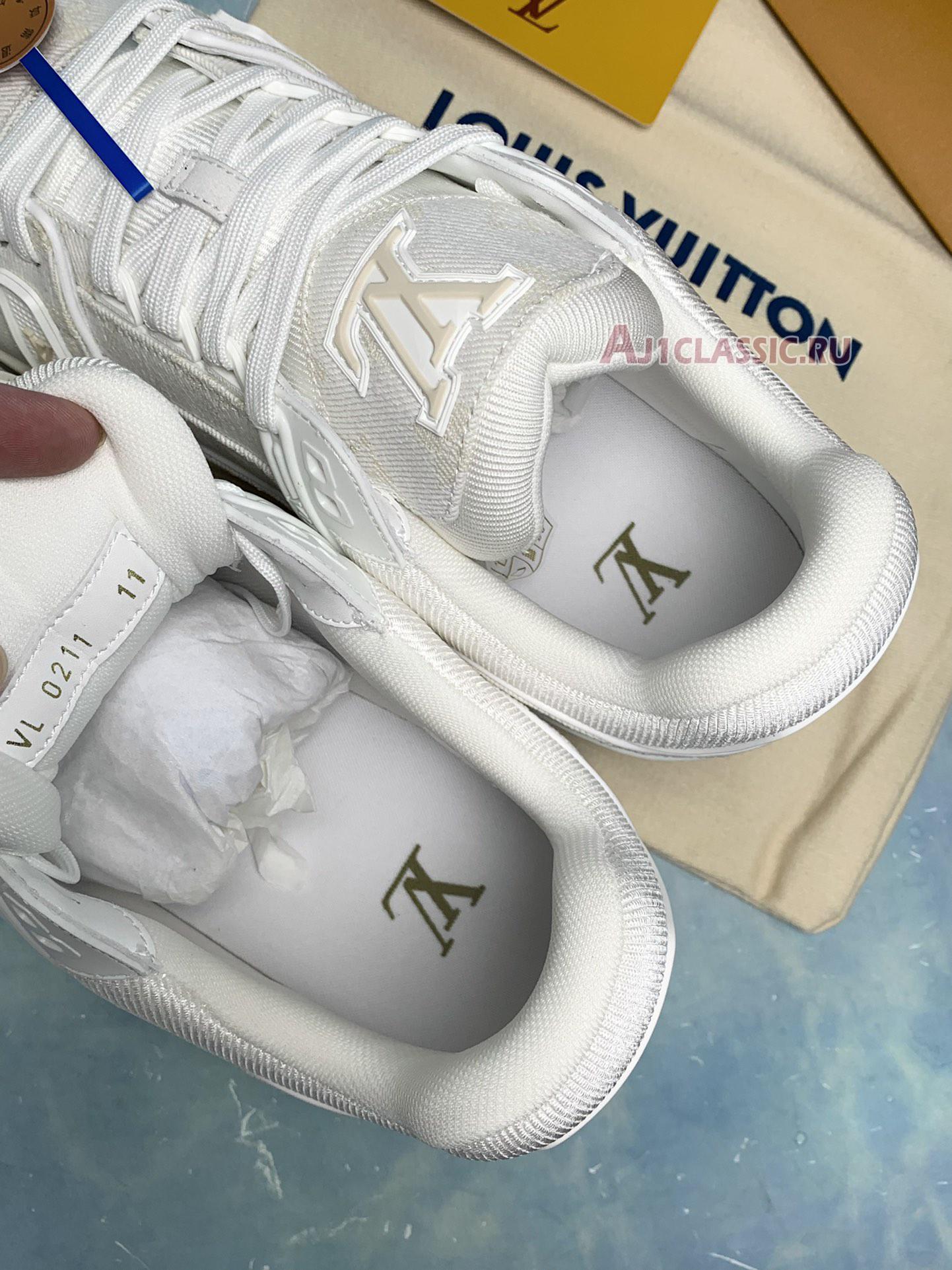 New Louis Vuitton Trainer Low Canvas "White" 1A8WAU-1 Shoes