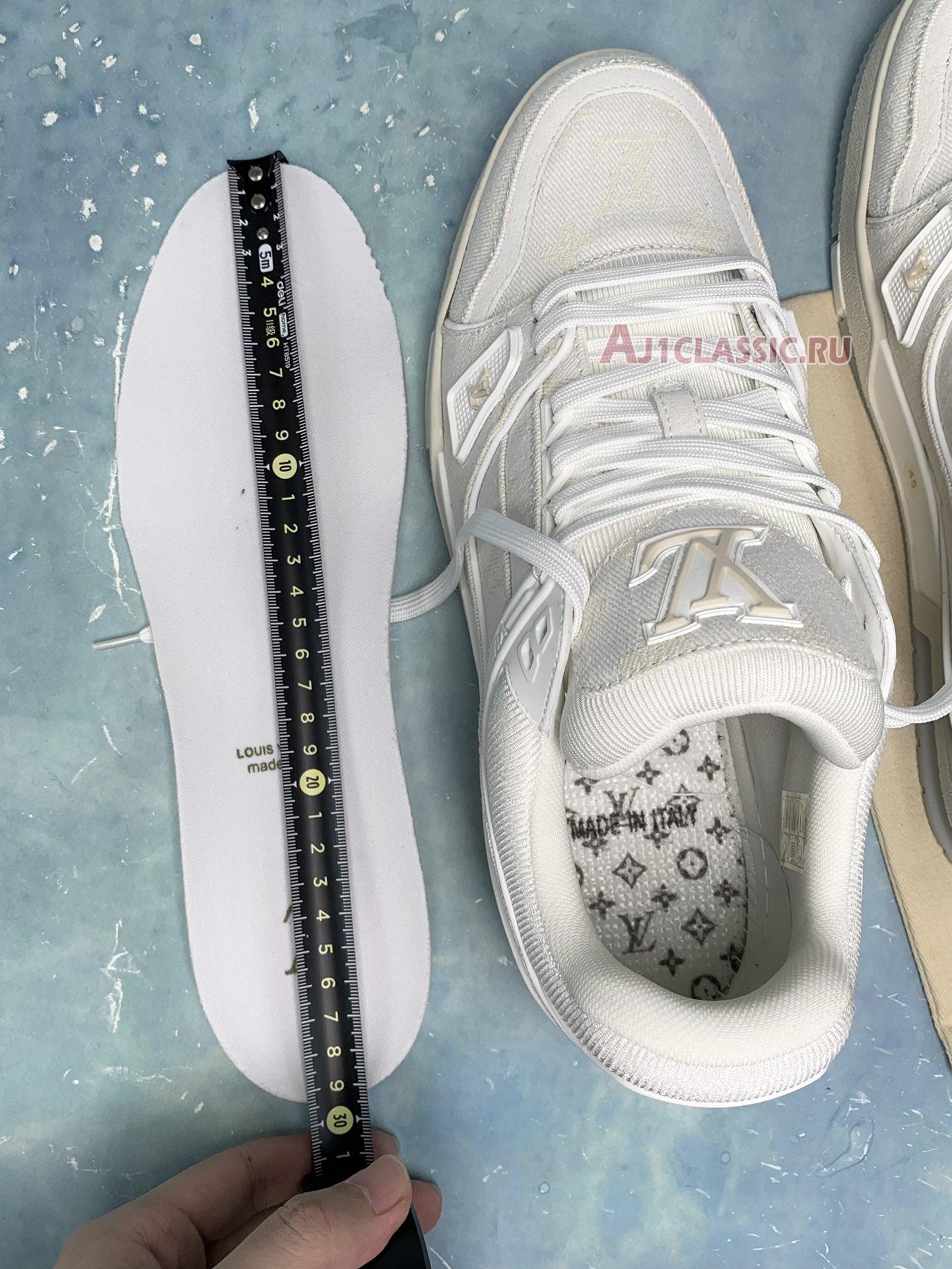 New Louis Vuitton Trainer Low Canvas "White" 1A8WAU-1 Shoes