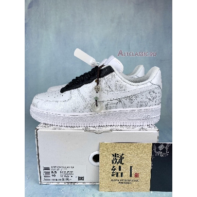 Buy Nike Air Force 1 Low x Clot "White Silk Jade Pendant" 315166-100 Quality Reps Replicas Shoes