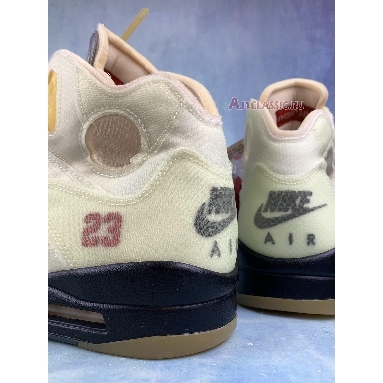 Buy Off-White x Air Jordan 5 SP "Sail" DH8565-100-1 Quality Reps Replicas Shoes