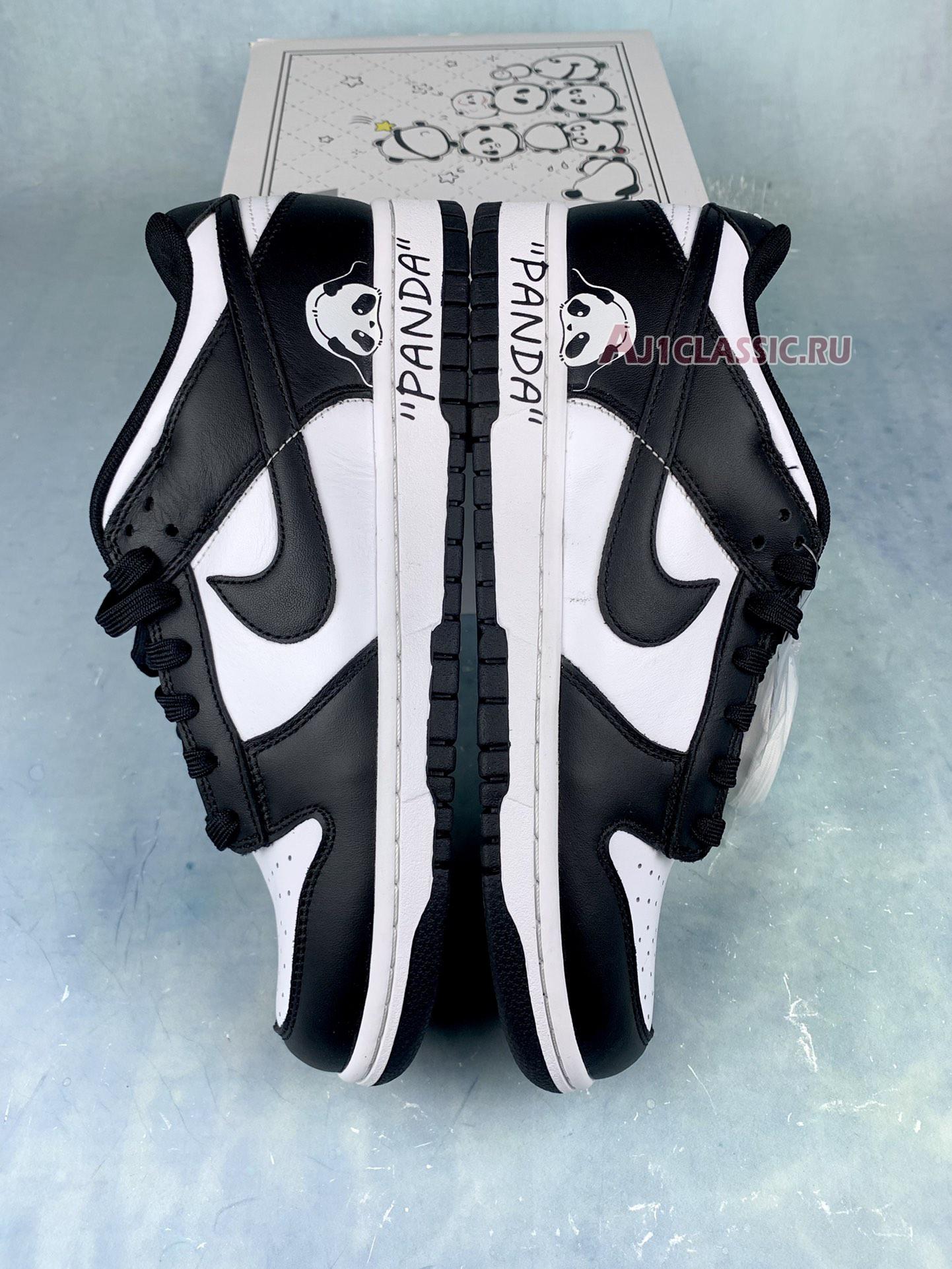 New Nike Dunk Low "Black White Panda" DD1391-100-6 Shoes